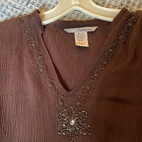 Silk Tunic with beaded detailing - Picture 5 of 8